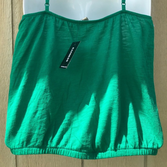 Express Green Tank Top - Picture 3 of 3